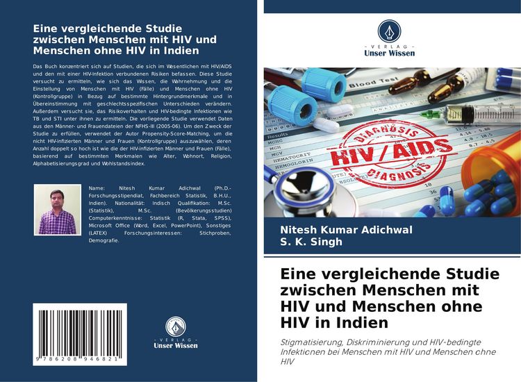 Produktbild: Eine vergleichende Studie zwischen Menschen mit HIV und Menschen ohne HIV in Indien