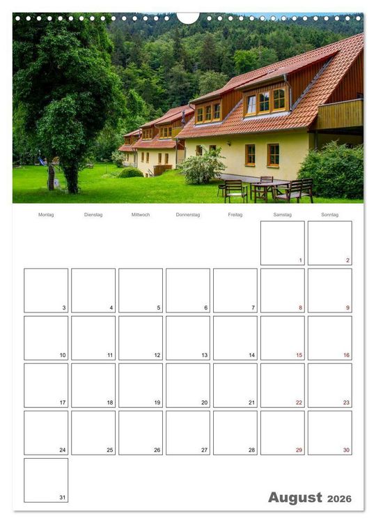 Produktbild: Ilsenburg im Harz - Terminplaner (Wandkalender 2026 DIN A3 hoch), CALVENDO Monatskalender