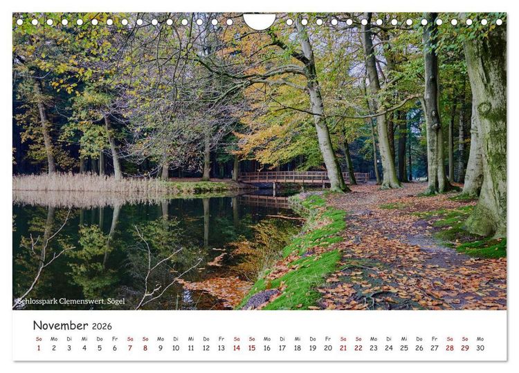 Produktbild: Emsland Impressionen (Wandkalender 2026 DIN A4 quer), CALVENDO Monatskalender