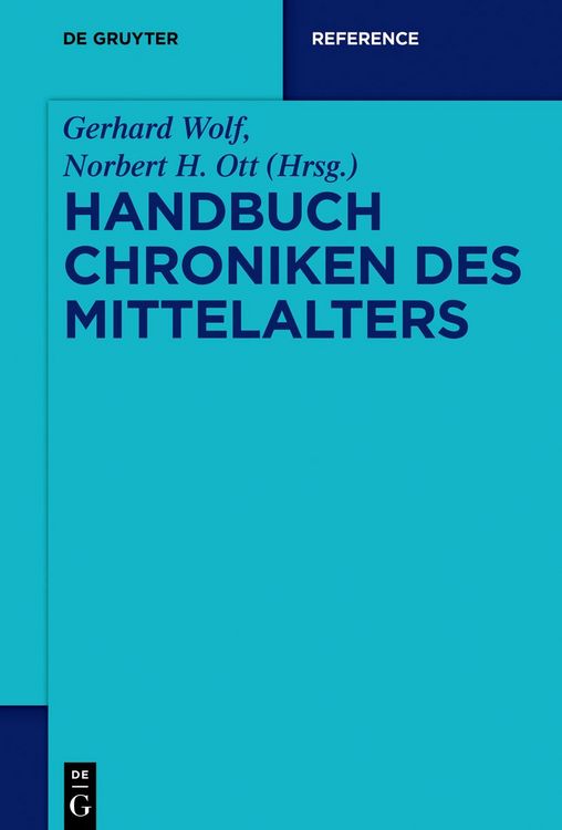 Produktbild: Handbuch Chroniken des Mittelalters