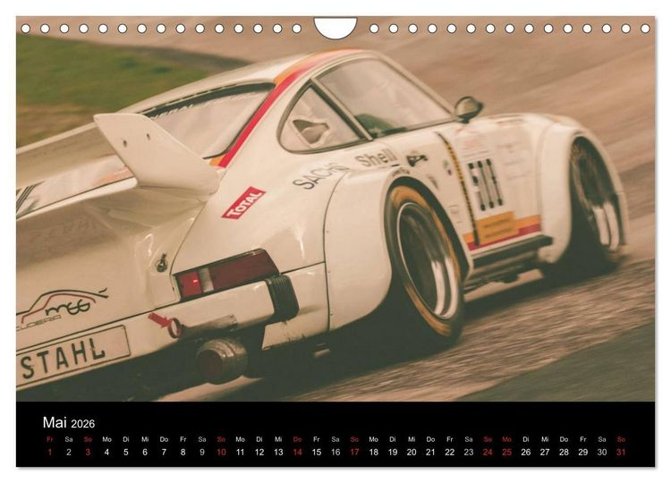 Produktbild: Vintage Racing, historischer Motorsport (Wandkalender 2026 DIN A4 quer), CALVENDO Monatskalender