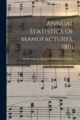 Produktbild: Annual Statistics of Manufactures, 1891
