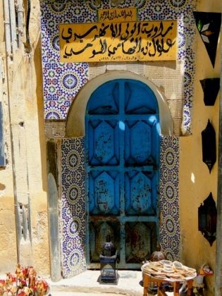 Produktbild: CALVENDO Puzzle T&uuml;r in Fes | 1000 Teile Lege-Gr&ouml;&szlig;e 64x48cm Foto-Puzzle f&uuml;r gl&uuml;ckliche Stunden