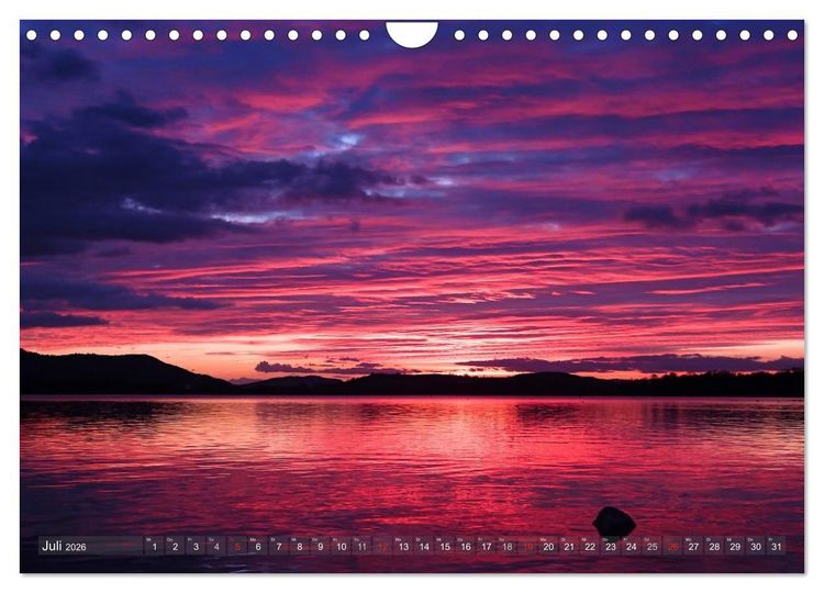 Produktbild: Bodensee zur blauen Stunde (Wandkalender 2026 DIN A4 quer), CALVENDO Monatskalender