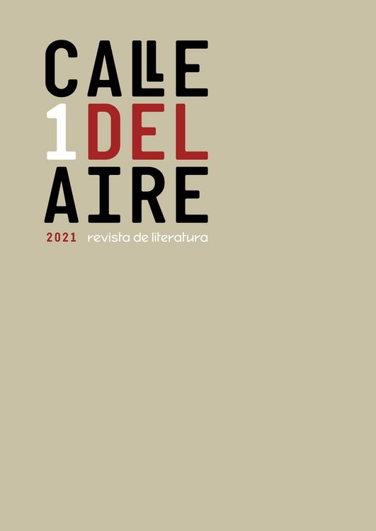 Produktbild: Calle del Aire. Revista de literatura. 1