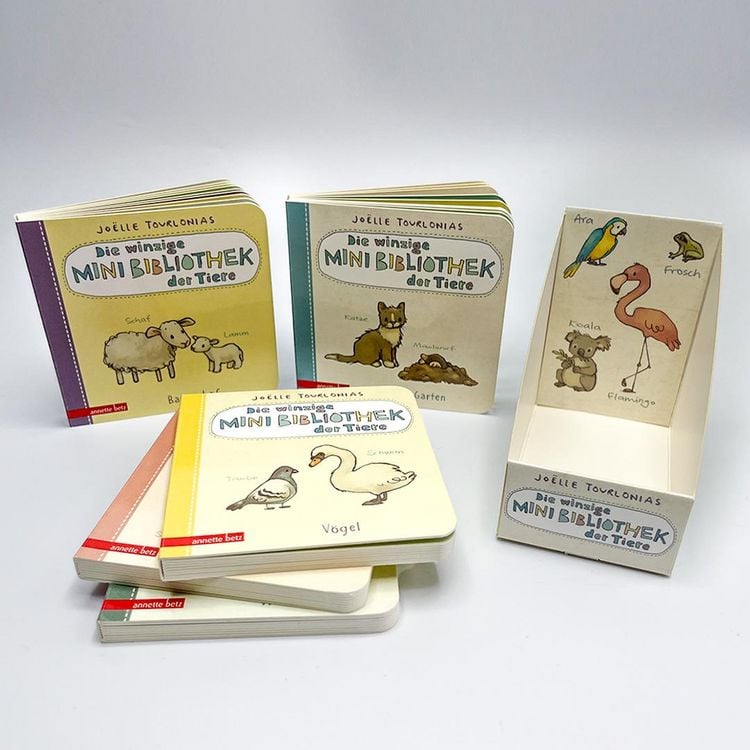 Produktbild: Die winzige Mini-Bibliothek der Tiere (Die Mini-Bibliothek der W&ouml;rter, Bd.)