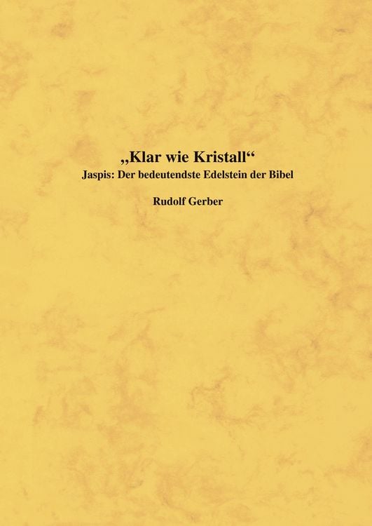 Produktbild: Klar wie Kristall