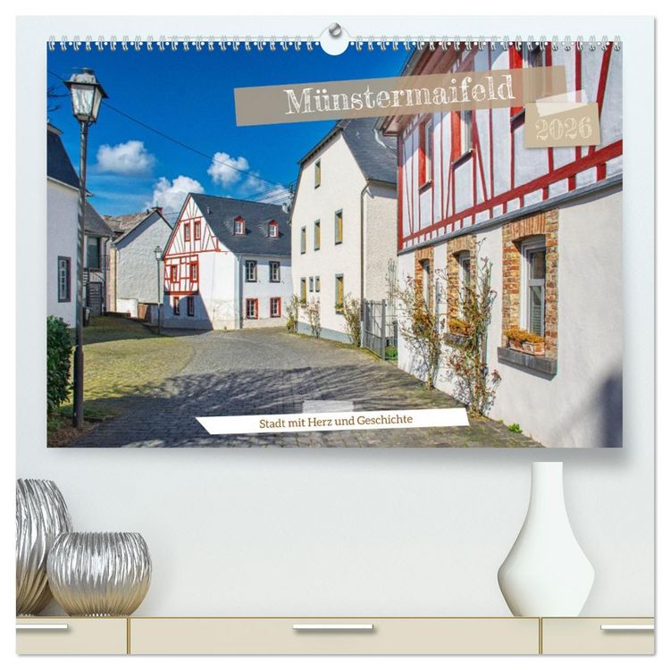 Produktbild: M&uuml;nstermaifeld - Stadt mit Herz und Geschichte (hochwertiger Premium Wandkalender 2026 DIN A2 quer), Kunstdruck in Hochglanz