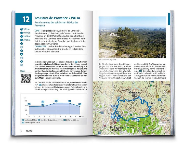 Produktbild: KOMPASS Wanderf&uuml;hrer Provence, 55 Touren mit Extra-Tourenkarte