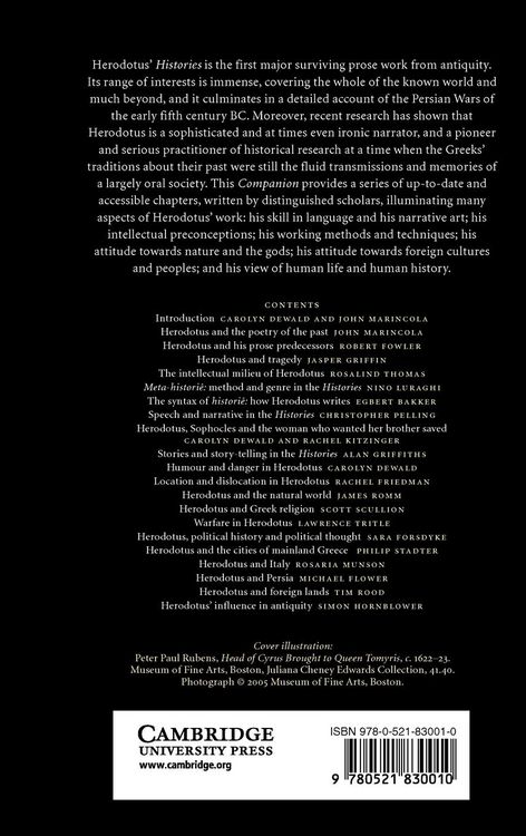 Produktbild: The Cambridge Companion to Herodotus
