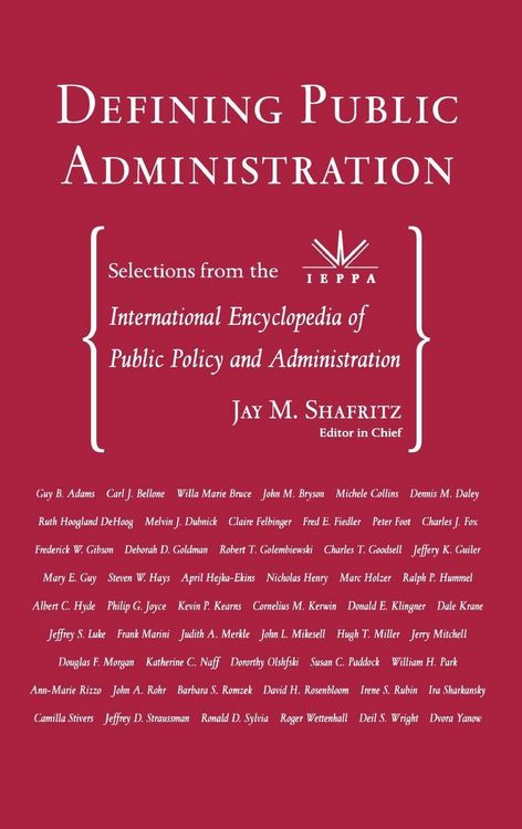Produktbild: Defining Public Administration