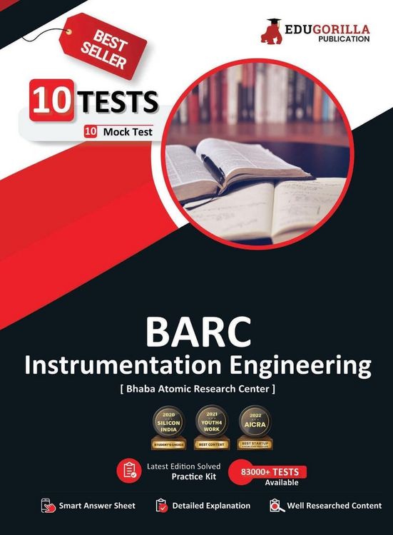 Produktbild: BARC Instrumentation Engineering Exam 2023 (Bhabha Atomic Research Centre) - 10 Full Length Mock Tests (1000 Solved Questions) with Free Access To Onl