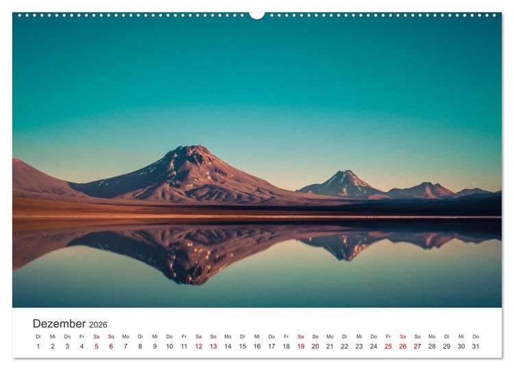 Produktbild: Chile - Ein unbekanntes Paradies. (hochwertiger Premium Wandkalender 2026 DIN A2 quer), Kunstdruck in Hochglanz