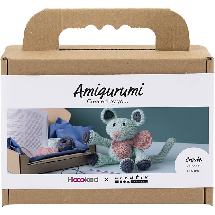 Produktbild: Creativ Company Kreativ Set Amigurumi, Maus, Mint