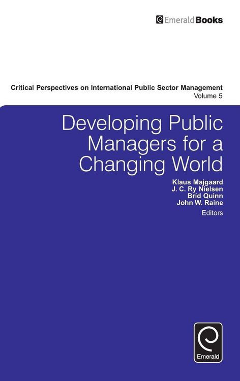 Produktbild: Developing Public Managers for a Changing World