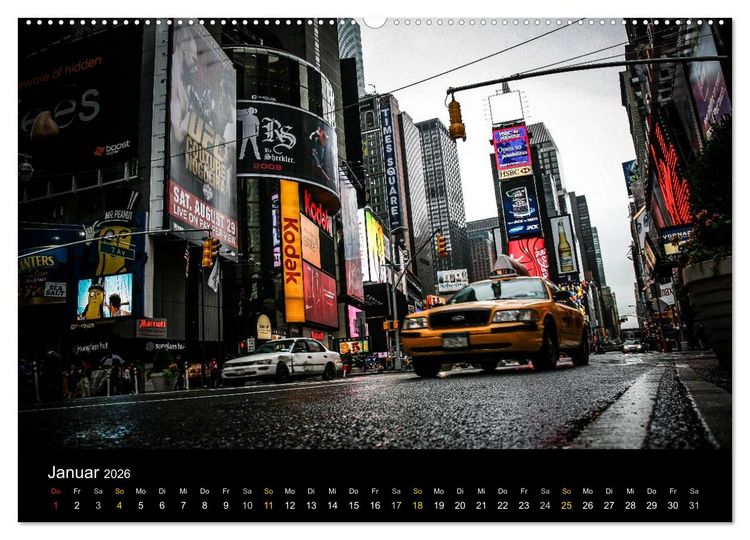 Produktbild: New York Shoots (Wandkalender 2026 DIN A2 quer), CALVENDO Monatskalender