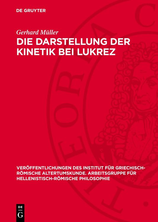 Produktbild: Die Darstellung der Kinetik bei Lukrez