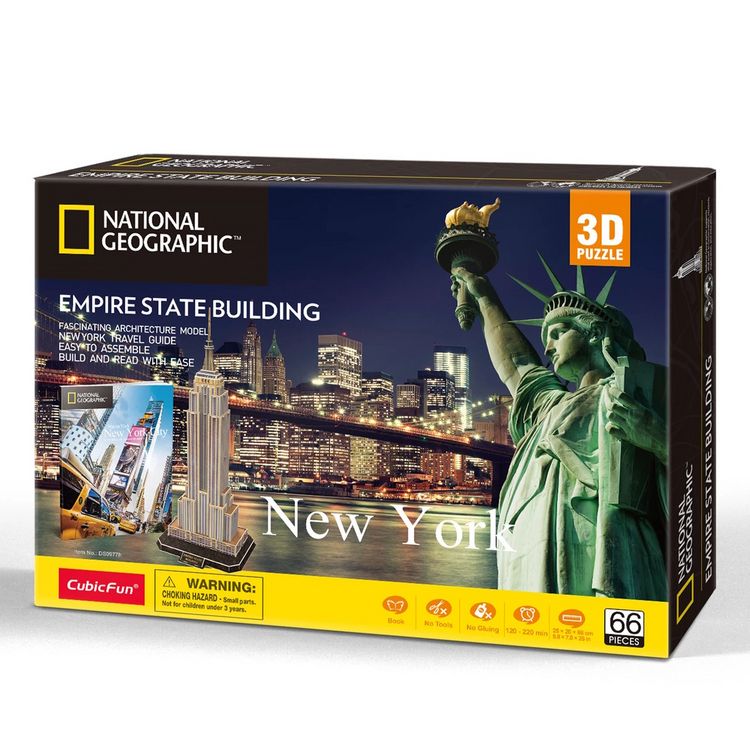 Produktbild: CUBICFUN - 3D Puzzle Empire State Building 66 Teile