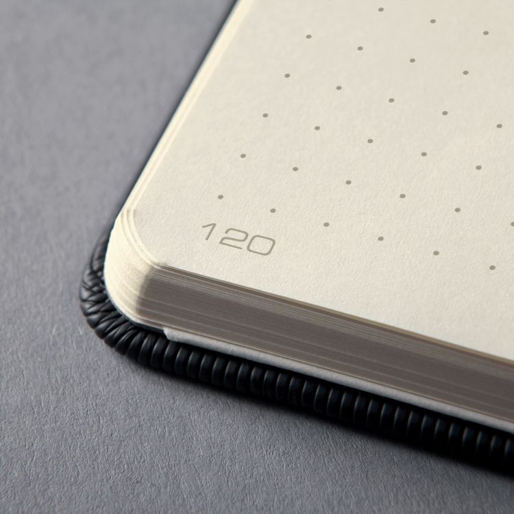 Produktbild: SIGEL CO695 Notizbuch Conceptum, ca. A5, dotted, Hardcover, grau/rot