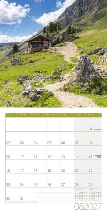 Produktbild: Traumpfade Kalender 2027 - 30x30 - Art12