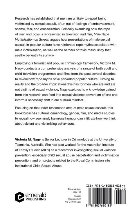 Produktbild: Male Rape Victimisation on Screen