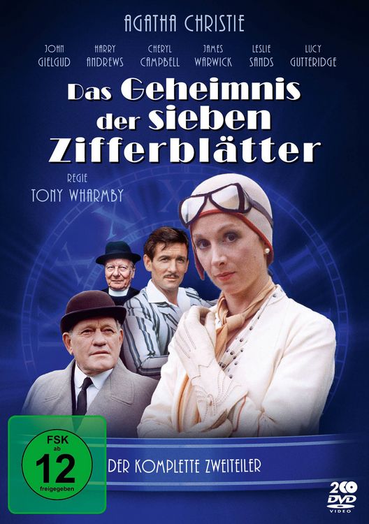 Produktbild: Agatha Christie: Das Geheimnis der sieben Zifferbl&auml;tter (Fernsehjuwelen) [2 DVDs]