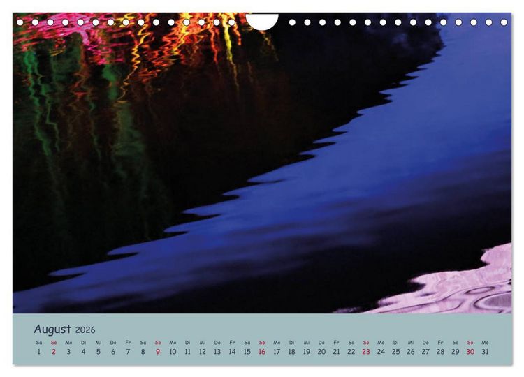 Produktbild: Leuchtfarben (Wandkalender 2026 DIN A4 quer), CALVENDO Monatskalender