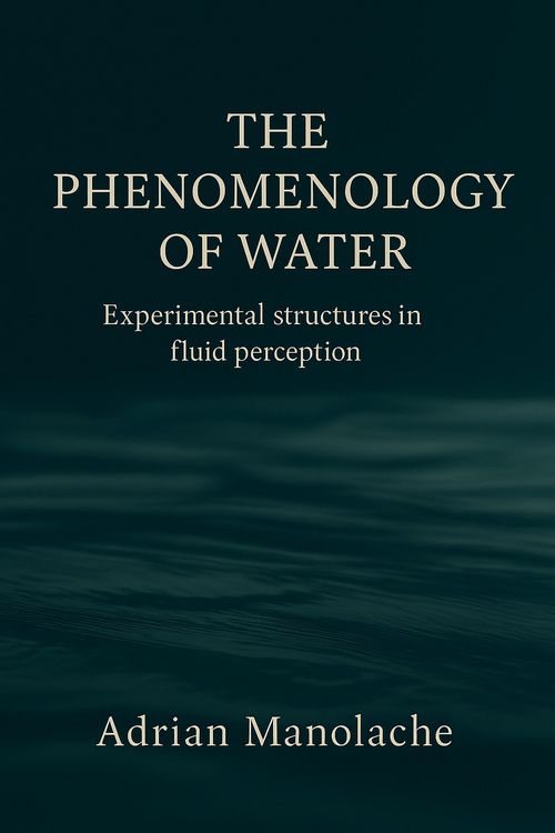 Produktbild: The Phenomenology of Water