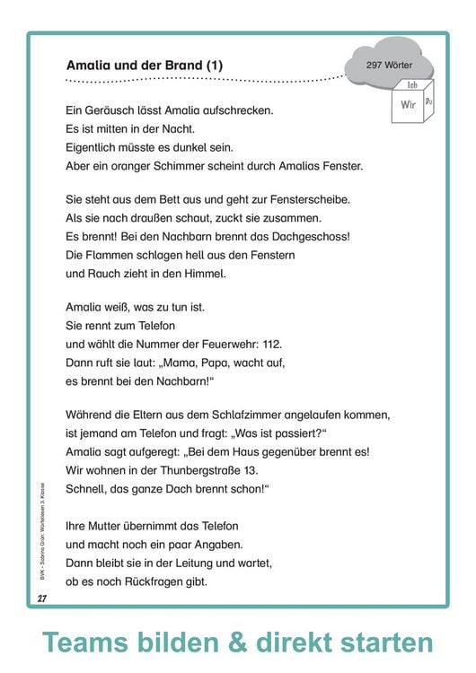 Produktbild: W&uuml;rfellesen &ndash; 3. Klasse