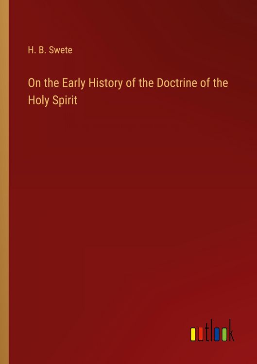 Produktbild: On the Early History of the Doctrine of the Holy Spirit