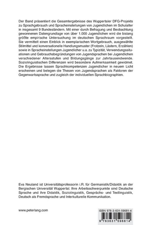Produktbild: Deutsche Sch&uuml;lersprache