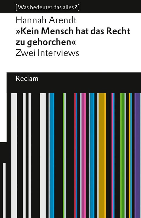 Produktbild: "Kein Mensch hat das Recht zu gehorchen". Zwei Interviews