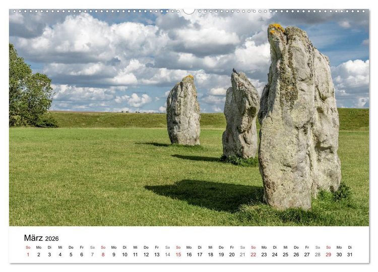 Produktbild: Foto-Momente S&uuml;d-England - Magische Orte (hochwertiger Premium Wandkalender 2026 DIN A2 quer), Kunstdruck in Hochglanz