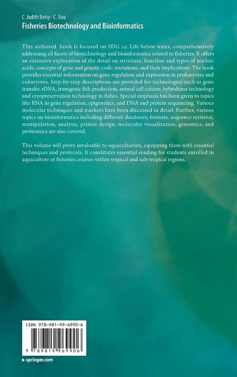 Produktbild: Fisheries Biotechnology and Bioinformatics