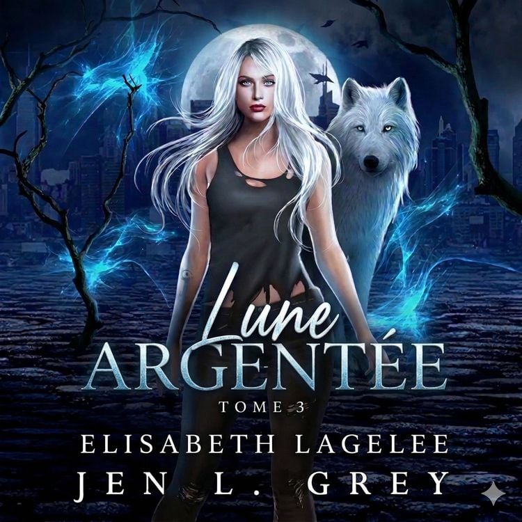 Produktbild: Lune argent&eacute;e - Livre audio de fantasy