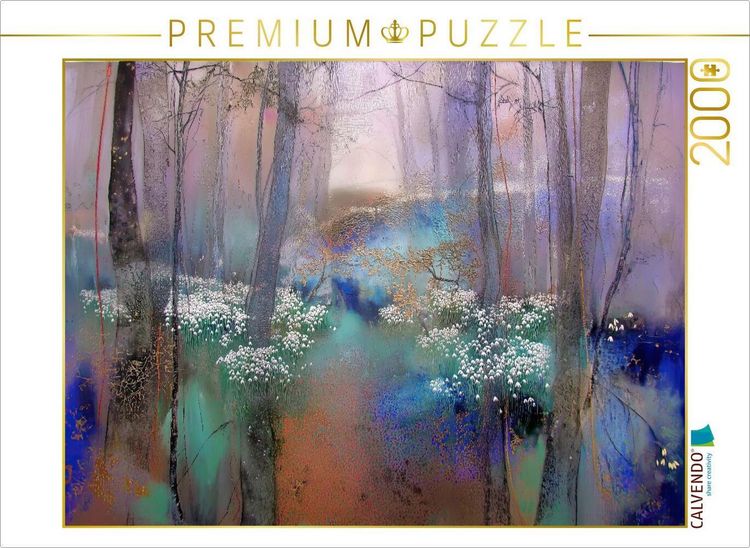 Produktbild: CALVENDO Puzzle Schneegl&ouml;ckchen im Wald | 2000 Teile Lege-Gr&ouml;&szlig;e 90x67cm Foto-Puzzle f&uuml;r gl&uuml;ckliche Stunden
