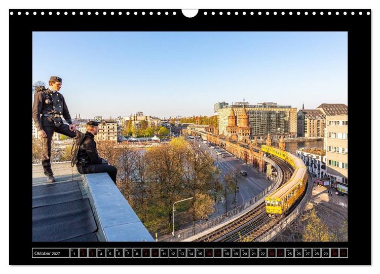 Produktbild: Schornsteinfeger &uuml;ber Berlin - Die Gl&uuml;cksbringer (Wandkalender 2027 DIN A3 quer), CALVENDO Monatskalender