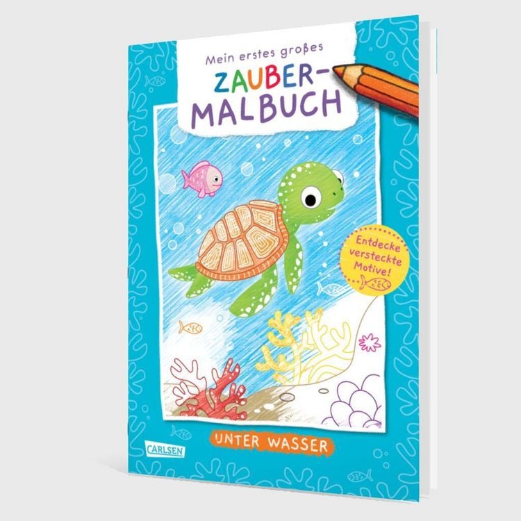 Produktbild: Ausmalbilder f&uuml;r Kita-Kinder: Mein erstes gro&szlig;es Zauber-Malbuch: Unter Wasser