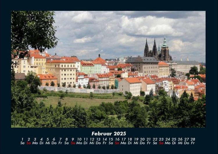 Produktbild: Prag 2025 Fotokalender DIN A4