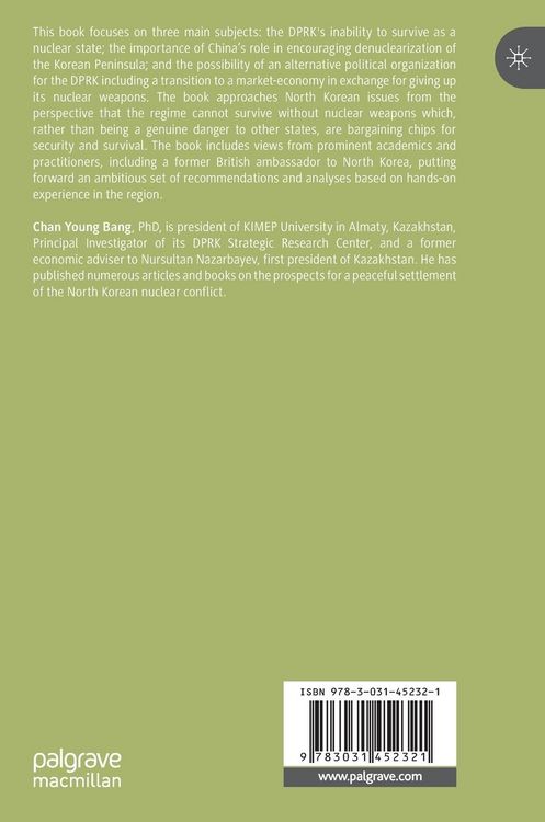 Produktbild: A Korean Peninsula Free of Nuclear Weapons