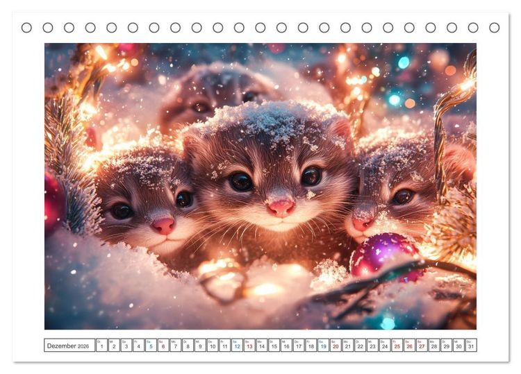 Produktbild: Augen wie Kn&ouml;pfe (Tischkalender 2026 DIN A5 quer), CALVENDO Monatskalender