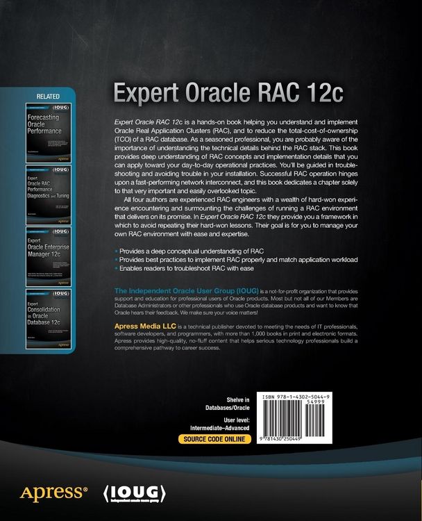 Produktbild: Expert Oracle RAC 12c