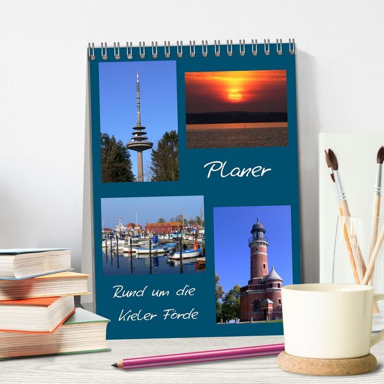 Produktbild: Rund um die Kieler F&ouml;rde / Planer (Tischkalender 2026 DIN A5 hoch), CALVENDO Monatskalender