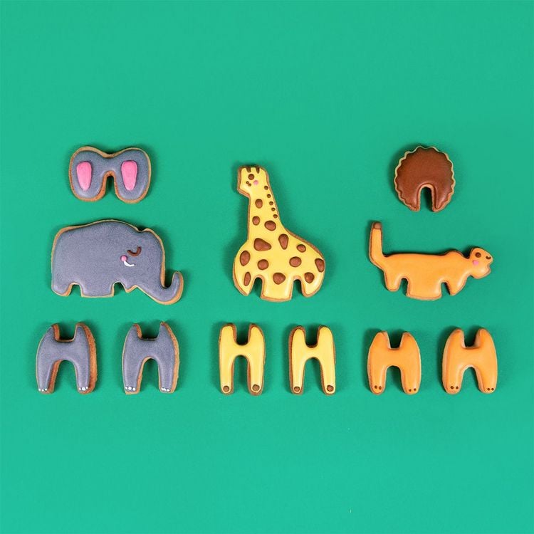 Produktbild: Keksausstecher Safari Kekse 3D