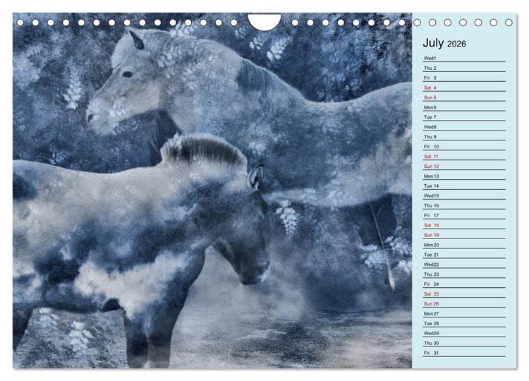 Produktbild: Fractalized creatures (Wall Calendar 2026 DIN A4 landscape), CALVENDO 12 Month Wall Calendar