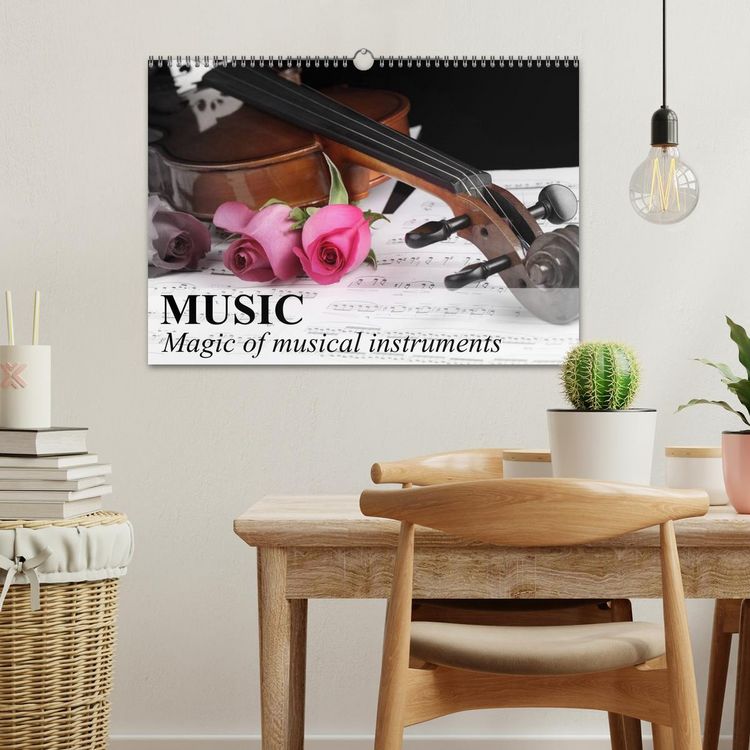 Produktbild: Music Magic of musical instruments (Wall Calendar 2026 DIN A3 landscape), CALVENDO 12 Month Wall Calendar