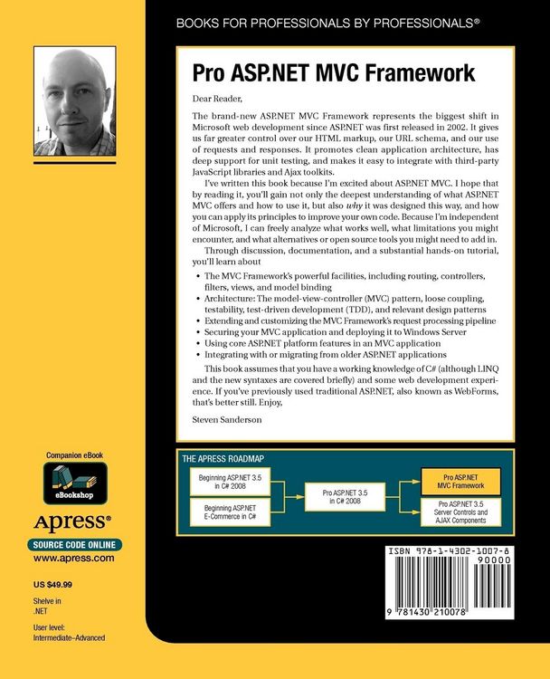 Produktbild: Pro ASP.NET MVC Framework