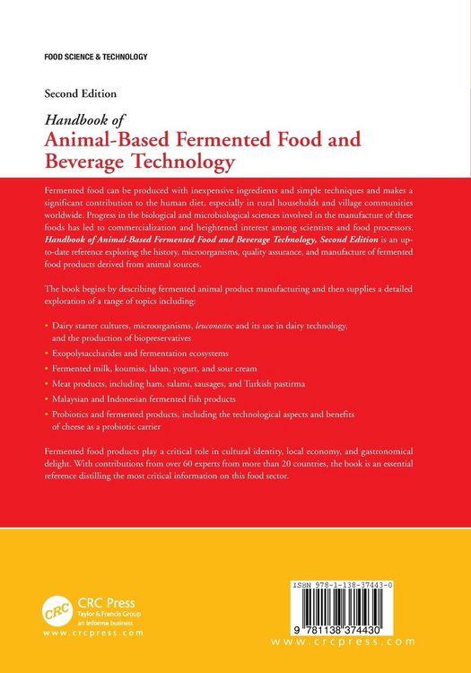 Produktbild: Handbook of Animal-Based Fermented Food and Beverage Technology
