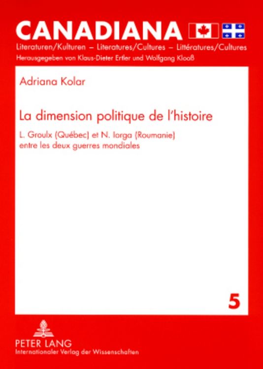 Produktbild: La dimension politique de l&rsquo;histoire