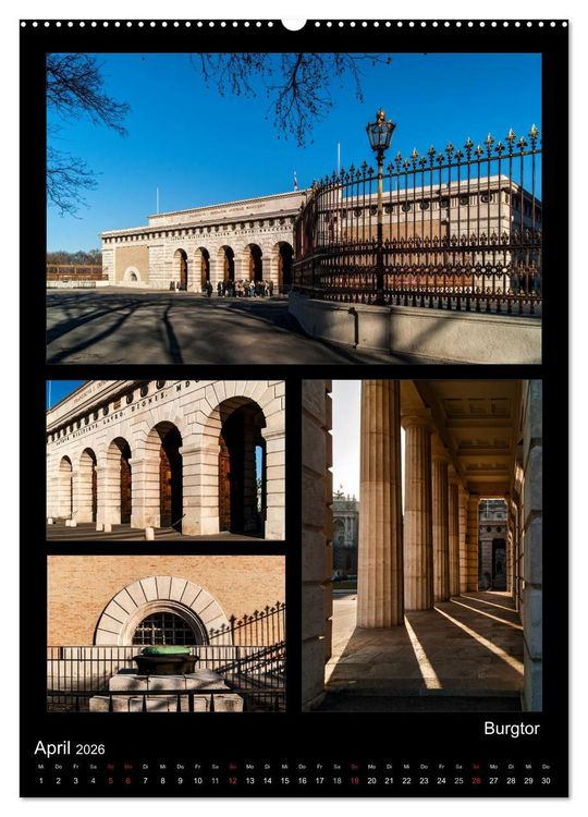 Produktbild: Die Hofburg zu Wien (hochwertiger Premium Wandkalender 2026 DIN A2 hoch), Kunstdruck in Hochglanz